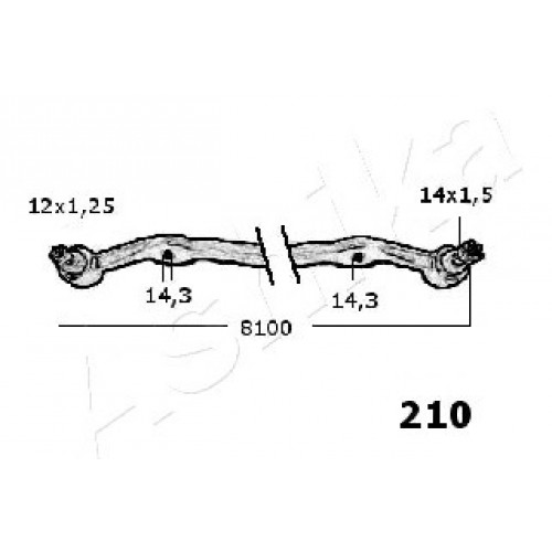 ASHIKA Μπάρες Διεύθυνσης 27-02-210