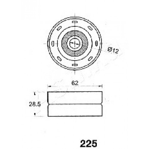 ASHIKA Τεντωτήρας Ιμάντα Χρονισμού 45-02-225