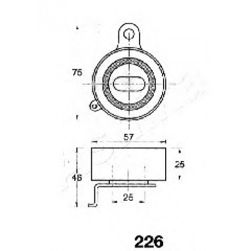 ASHIKA Τεντωτήρας Ιμάντα Χρονισμού 45-02-226