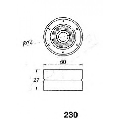 ASHIKA Τεντωτήρας Ιμάντα Χρονισμού 45-02-230