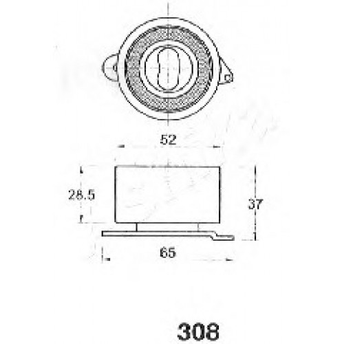 ASHIKA Τεντωτήρας Ιμάντα Χρονισμού 45-03-308