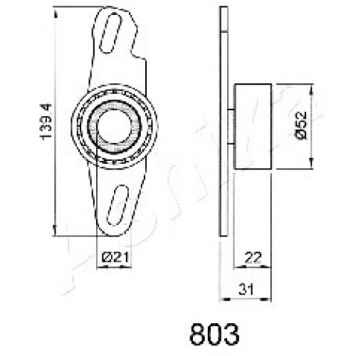 ASHIKA Τεντωτήρας Ιμάντα Χρονισμού 45-08-803
