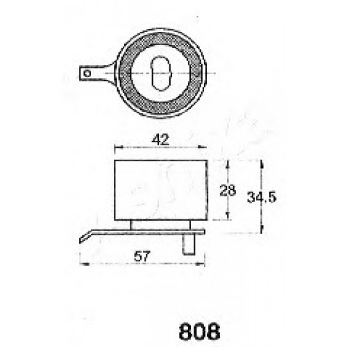 ASHIKA Τεντωτήρας Ιμάντα Χρονισμού 45-08-808