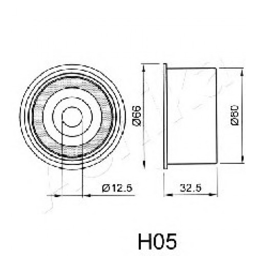 ASHIKA Τεντωτήρας Ιμάντα Χρονισμού 45-0H-005