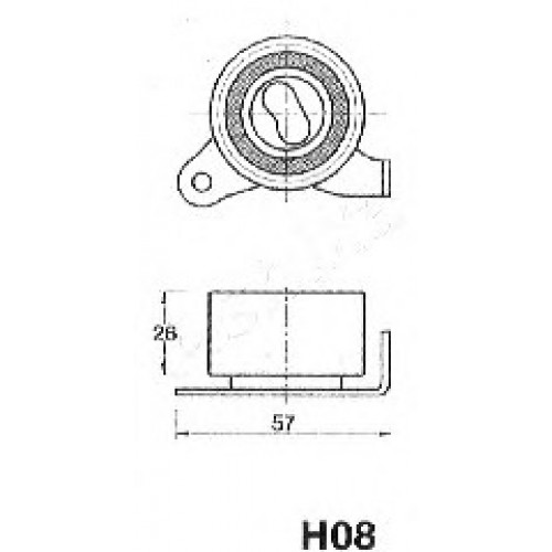 ASHIKA Τεντωτήρας Ιμάντα Χρονισμού 45-0H-008