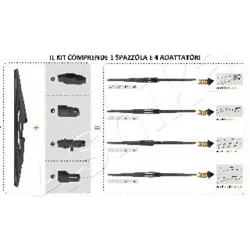 ASHIKA Μάκτρο καθαριστήρα SA-X40R