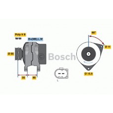 BOSCH Δυναμό & Εναλλάκτης Ρεύματος 0 124 515 113