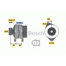 BOSCH Δυναμό & Εναλλάκτης Ρεύματος 0 124 525 020