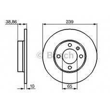 BOSCH Δισκόπλακα 0 986 478 010
