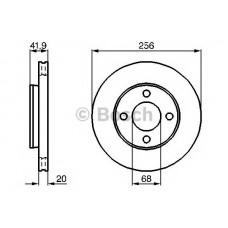 BOSCH Δισκόπλακα 0 986 478 225