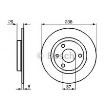 BOSCH Δισκόπλακα 0 986 478 246