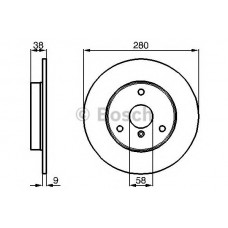 BOSCH Δισκόπλακα 0 986 478 479