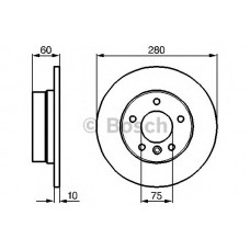 BOSCH Δισκόπλακα 0 986 478 561