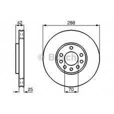BOSCH Δισκόπλακα 0 986 478 588