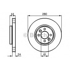 BOSCH Δισκόπλακα 0 986 478 590