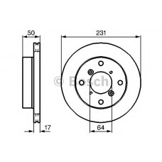 BOSCH Δισκόπλακα 0 986 478 721
