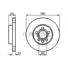 BOSCH Δισκόπλακα 0 986 478 846
