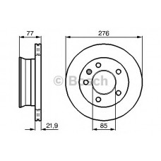 BOSCH Δισκόπλακα 0 986 478 849