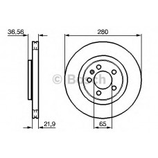 BOSCH Δισκόπλακα 0 986 478 852