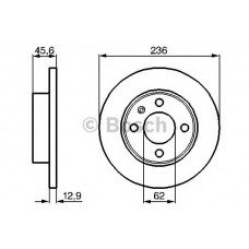 BOSCH Δισκόπλακα 0 986 478 859