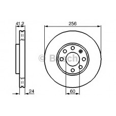 BOSCH Δισκόπλακα 0 986 478 881
