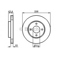 BOSCH Δισκόπλακα 0 986 478 892