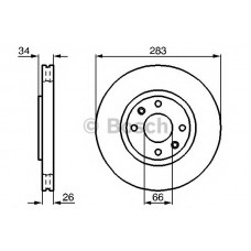 BOSCH Δισκόπλακα 0 986 478 979