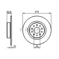 BOSCH Δισκόπλακα 0 986 479 120