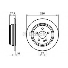 BOSCH Δισκόπλακα 0 986 479 138
