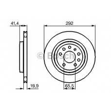 BOSCH Δισκόπλακα 0 986 479 142