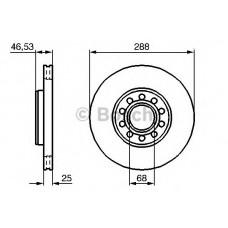 BOSCH Δισκόπλακα 0 986 479 157
