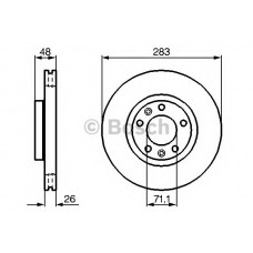 BOSCH Δισκόπλακα 0 986 479 193