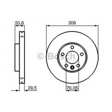 BOSCH Δισκόπλακα 0 986 479 211