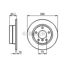 BOSCH Δισκόπλακα 0 986 479 217