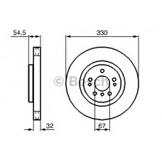 BOSCH Δισκόπλακα 0 986 479 269