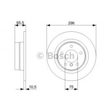BOSCH Δισκόπλακα 0 986 479 306