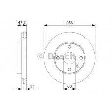 BOSCH Δισκόπλακα 0 986 479 328