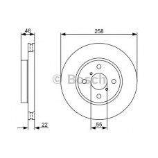 BOSCH Δισκόπλακα 0 986 479 363