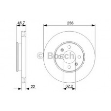 BOSCH Δισκόπλακα 0 986 479 367