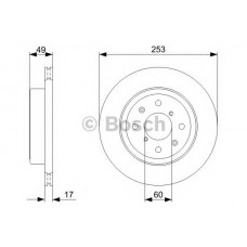 BOSCH Δισκόπλακα 0 986 479 370