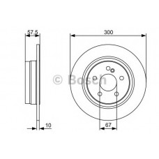BOSCH Δισκόπλακα 0 986 479 410