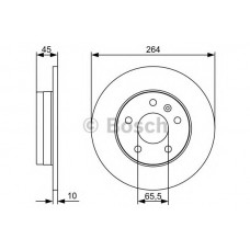 BOSCH Δισκόπλακα 0 986 479 516