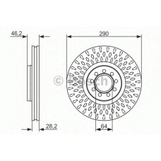 BOSCH Δισκόπλακα 0 986 479 718
