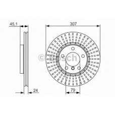 BOSCH Δισκόπλακα 0 986 479 726
