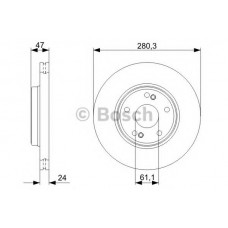 BOSCH Δισκόπλακα 0 986 479 743