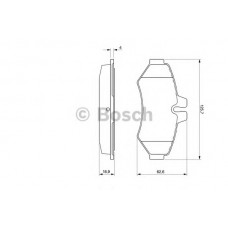 BOSCH Σετ τακάκια 0 986 424 516