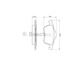 BOSCH Σετ τακάκια 0 986 424 539