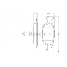 BOSCH Σετ τακάκια 0 986 424 544