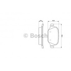 BOSCH Σετ τακάκια 0 986 424 553