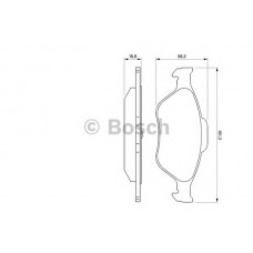 BOSCH Σετ τακάκια 0 986 424 558